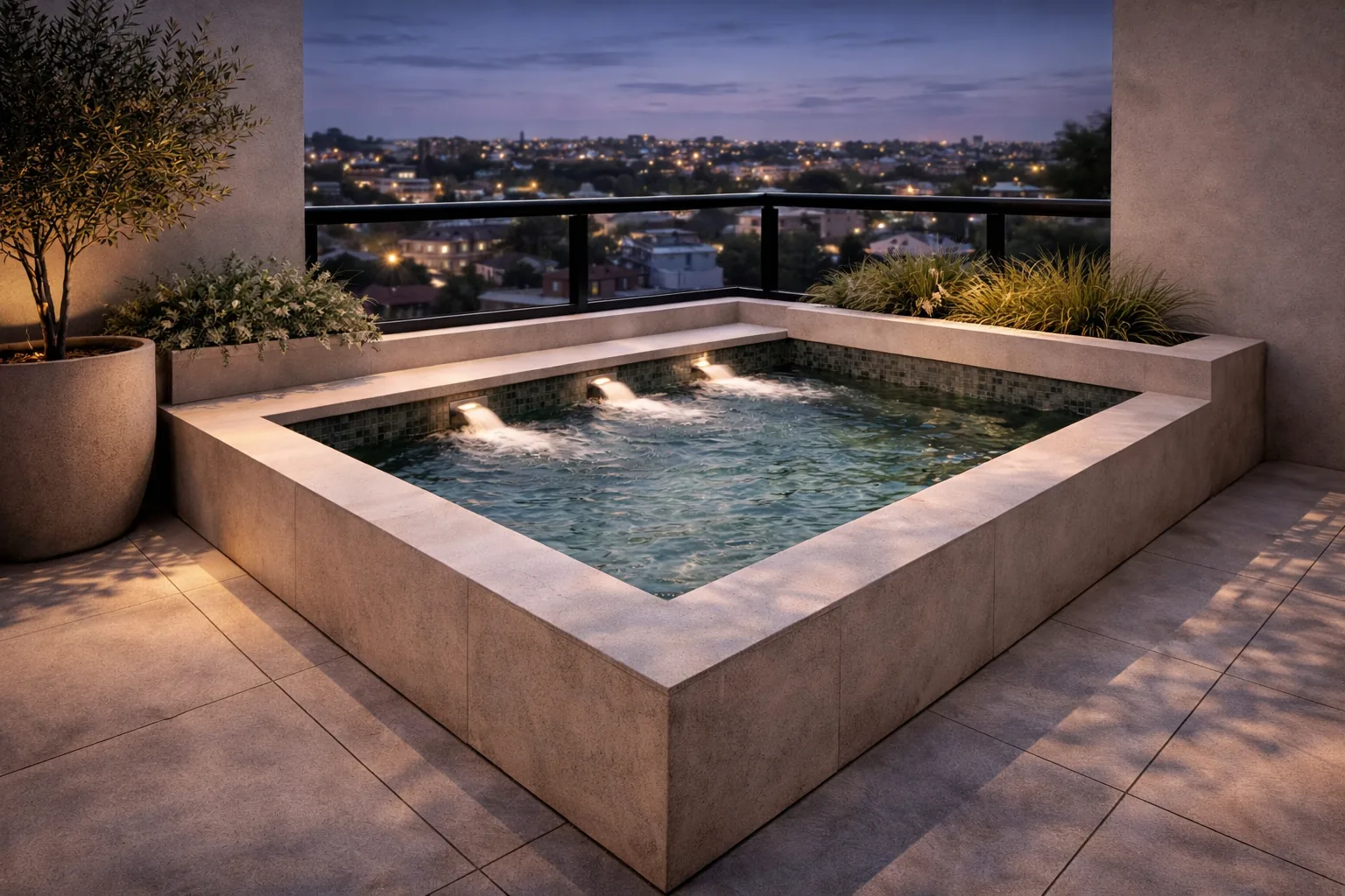 Piscina premium a medida - contactar a Breva Pool Studio